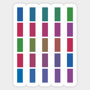 color palette Sticker